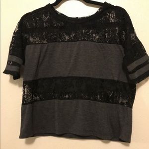 Lace crop top